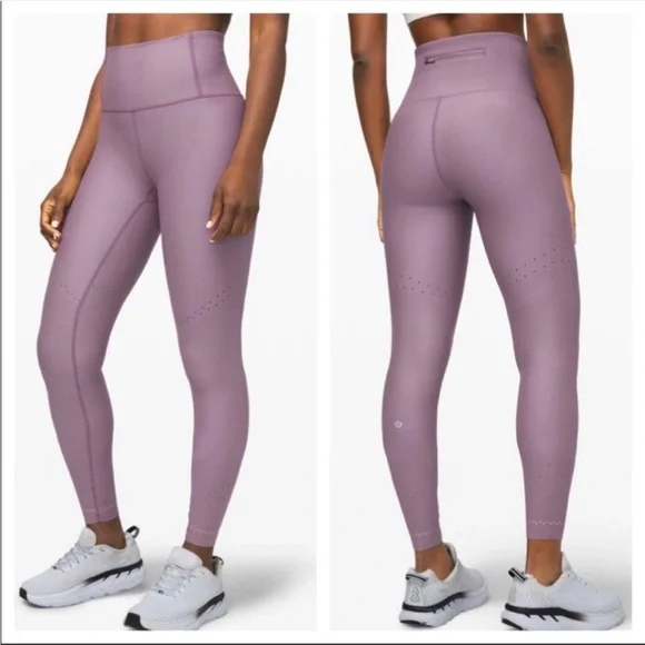 Lululemon In Focus Run Tight Leggings in Frosted Mulberry - Picture 11 of 12